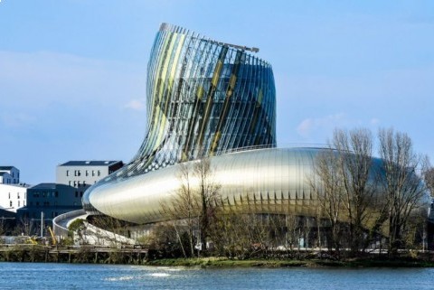 The cité du vin, the wine museum in bordeaux